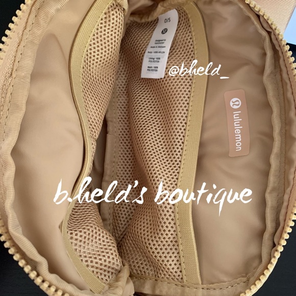 lululemon Everywhere Belt Bag *Extended Strap Golden Sand Yellow OS New NWT - Picture 13 of 14